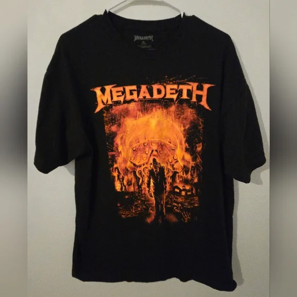 Megadeth Band Merch 2022 T Shirt Mens Size XL - Picture 1 of 7